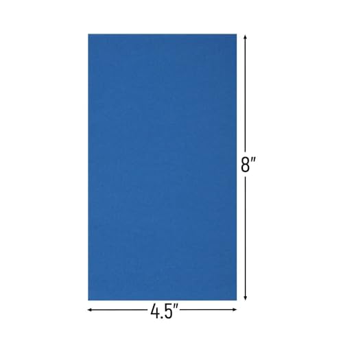 Image of Unique Royal Blue Solid Guest Towels - Pack Of 20 - Absorbent Paper Hand Napkins For Bathroom, Kitchen & Events
