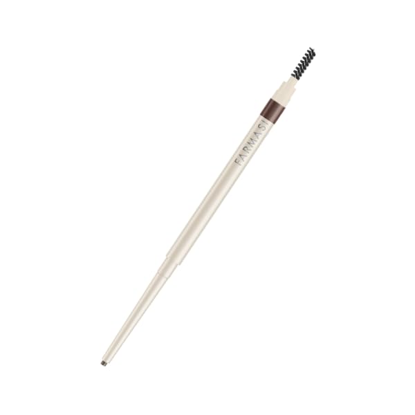 FARMASi Mechanical eyebrow pencil with brush, Soft Brown - Smudge-Proof Long-Lasting Mechanical Eyebrow Enhancer for Natural-Looking Brows