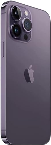 Image of Apple iPhone 14 Pro Max, 128GB, Deep Purple - Unlocked (Renewed Premium)