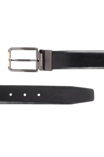 Image of Peter England Men Leather Reversible Belt
