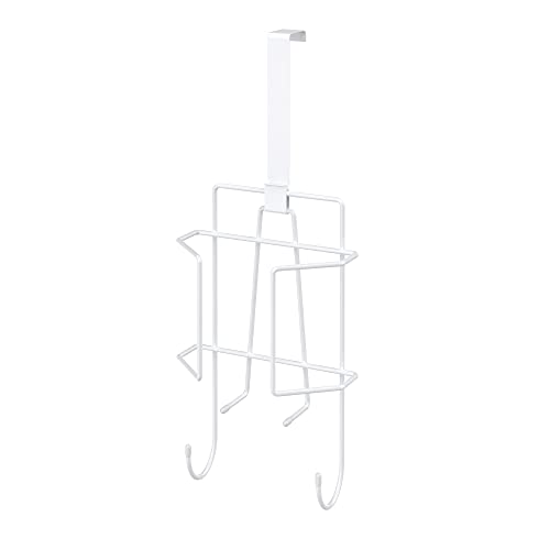ClosetMaid Over The Door or Wall Mount Iron and Ironing Board Holder Hanger, White, 1216