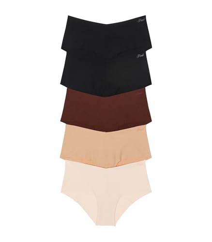 Victoria's Secret PINK No Show Lace Cheekster Panty Pack, Underwear for Women (XS-XXL)