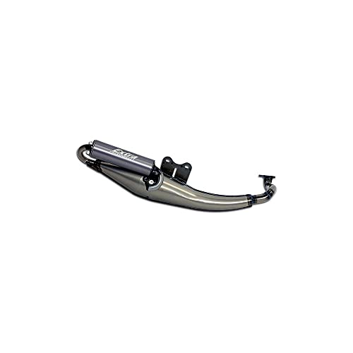 GO exhaust GIANNELLI MARMITTA SCOOTER EXTRAV2 MBK NITRO 50\'97/01 YAMAHA AEROX \'95/11 50 OMOLOGATA CEE E13 0221 SILENZIATORE ALLUMINIO ANODIZZATO