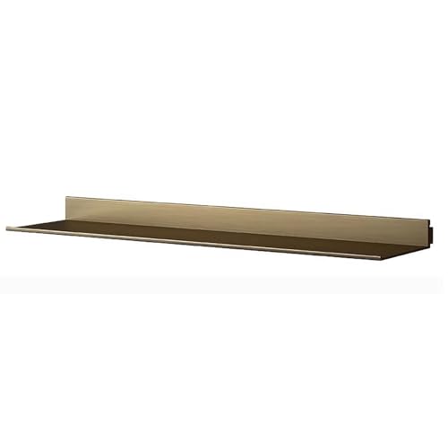 Estantes de pared iluminados en forma de L, LED integrados, soportes de exhibición de aleación de aluminio, estantes flotantes montados en la pared, estante de exhibición de metal creativo ligero para