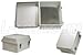 L-Com (HNB141207-KIT) 14x12x7 Inch Weatherproof NEMA 4X Enclosure with Blank Aluminum Mounting Plate