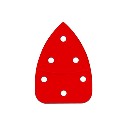 Image of Diablo Premium CAT /Mouse Detail Sanding Sheets with Hook & Lock - 220-Grit, Ultra Fine Grit, 3-7 /8 inch x 5-1 /2 inch, 6 Holes, 5-Pack - DCTCAT220H05G