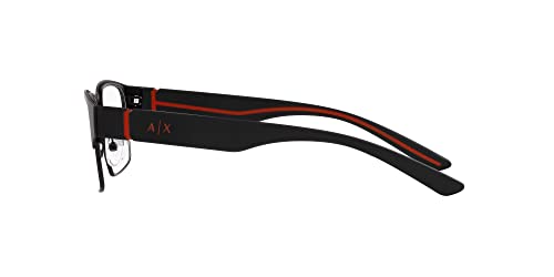 Image of Armani Exchange mens Ax1059 Rectangular Prescription Eyewear Frames