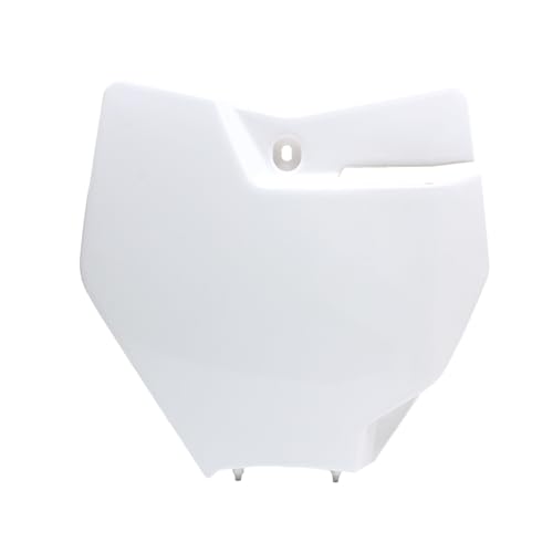 MKBHD Adatto for KTM EXC XC SX XC-F SX-F SMR 125 a 450 Portanumero Motocross Enduro Portanumero Piatto Maschera Moto Dirt Bike(White)