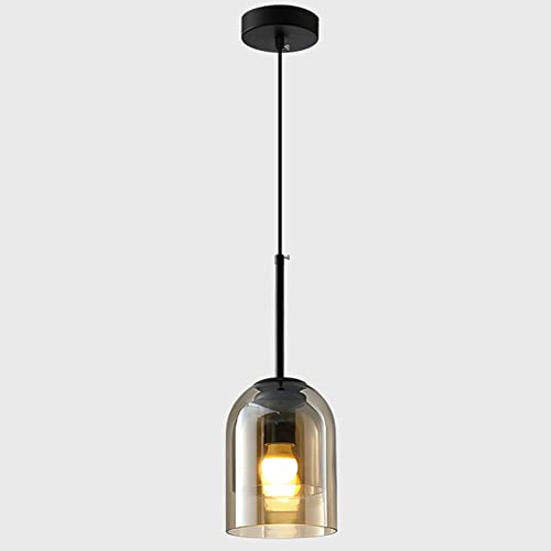 Suspension cuisine îlot et chambre avec lampe pendante en verre réglable chic