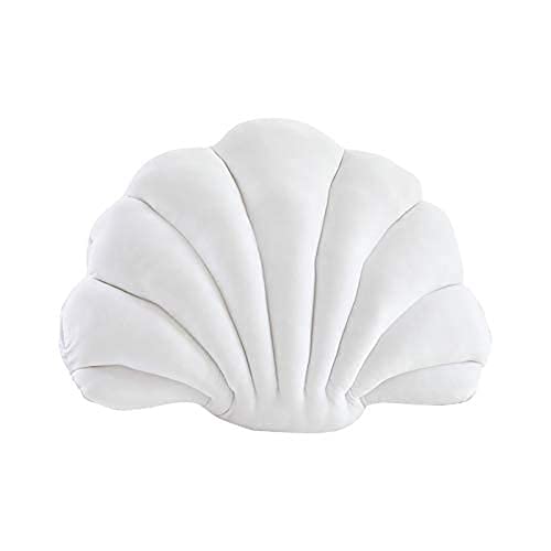 Fay Bless Coquillage Coussins pour Canapé, en Plein Air Sea Shell Lit Oreillers Décoratifs pour Meubles de Patio Sea Princess (White,S) Cover