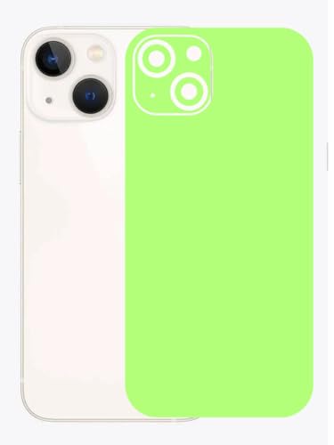 Image of AtOdds - Compatible for iPhone 13 mini - Mobile Back Skin Sticker Wrap - Lamination - Rear Screen Guard Protector (Coverage - Only for Back & Camera) (Design - Dark Glow)
