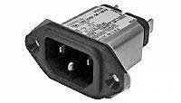 15SRB1-Y, Power Entry Module EMI/RFI 50Hz/60Hz 15A 250VAC Faston Panel Mount (10 Items)