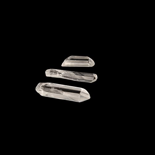 Shanjianke Quartz Crystals 10 Pcs Reiki Clear Quartz Crystal - Irregular Natural Healing Clear Quartz Points, Bulk Quartz Crystals For Decoration, Meditation, Yoga, Necklaces (1"- 2") #TOP3