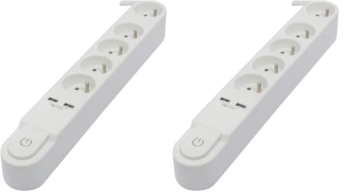 Multiprise 5x16A Chacon pour organiser le coin bureau et charger vos USB