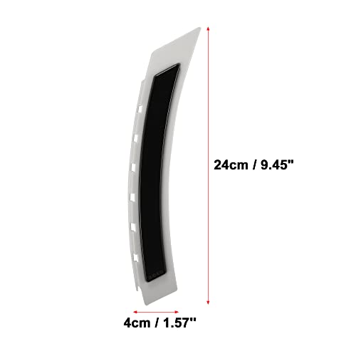 X Autohaux Pair 63147185743 63147185744 Front Bumper Reflector Side Marker For Bmw 5 Series E60 Lci 2008-2010 Replace Original Reflector Smoky Black #TOP3