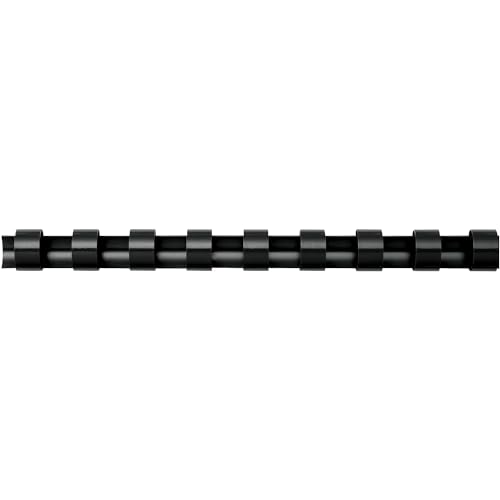 Image of Fellowes 1 /2-Inch Plastic Binding Combs, Classroom Organization School Supplies, 90-Sheet Capacity, 100-Pack, Black (52326)