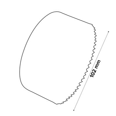 Erbauer Scie cloche bi-métal sans foret pilote Ø102 mm HLE87940
