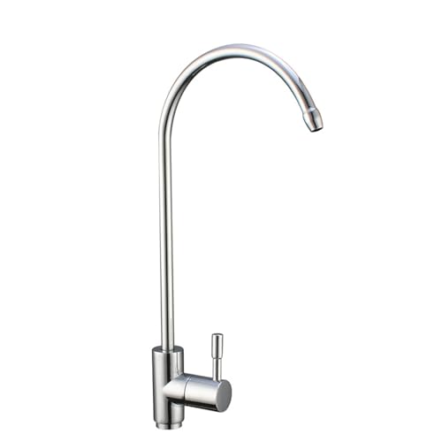 Filtre à eau pour robinet en cuivre chromé élégant orientable