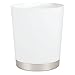 InterDesign Sedona Cestino Rifiuti, Bianco, 22.2x0.25x25.3 cm
