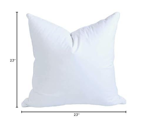 Moonrest 23X23- PILLOW STUFFER 23X23 Inch Synthetic Down Alternative Square Pillow Insert Form Stuffer For Sofa Shams, Decorative Throw Pillow, Cushion And Bed Pillow Stuffing thumb #9