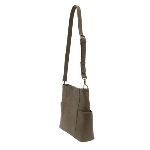 Image of Joy Susan Side-Pocket Bucket Bag: Kayleigh Crossbody