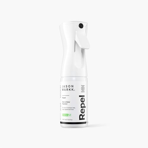 Jason Markk Repel Spray 159,7 ml – Impermeabilisant Chaussure, Spray protecteur pour chaussures sans PFAS, à base d'eau, anti-taches et hydrofuge, Utilisable sur le daim, le cuir et plus encore.