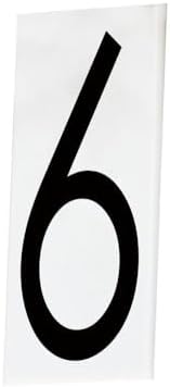 Maxim 53636WT House Number 6/9 - Singleton, White