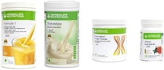 See full amazon price history chart for HERBALIFE Formula 1 Shake Mango Flavor + Protein 200Gram + Afresh Elaichi + Shake Mate Nutrition Drink (4x312.5 g, Mango, Elaichi Flavored) HERBALIFE Formula 1 Shake Mango Flavor + Protein 200Gram + Afresh Elaichi + Shake Mate Nutrition Drink (4x312.5 g, Mango, Elaichi Flavored) (B0B4KKN9NW) Amazon Price History, Amazon Price Tracker