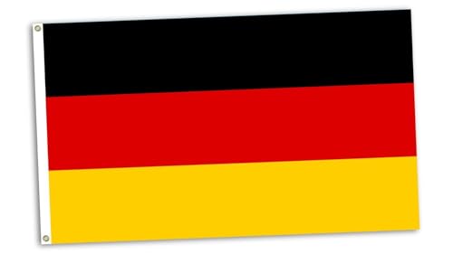 FlagShipper - Deutschland Flagge Fahne Deutsche Fahne 150x90cm mit Metallösen NEU