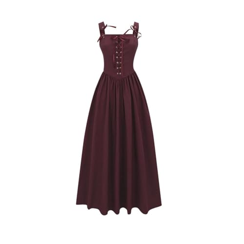 Robe médiévale fluide à lacets pour une liberté de mouvement sur scène - 3