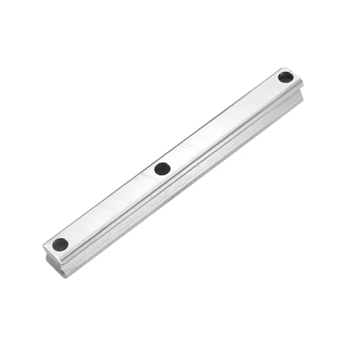 uxcell 150mm HGR15 Linear Guide Rail, Bearing Steel Linear Motion Guideway for DIY CNC Routers Lathes Mills Automatic Equipment
