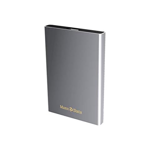 Manxdata 320GB Silver Portable External Hard Drive Cover