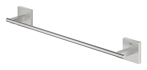 GROHE Start Cube Towel Rail, Bathroom Wall Mounted Towel Holder (Metal, Concealed Fastening, Including Screws and Dowels) - Image 2