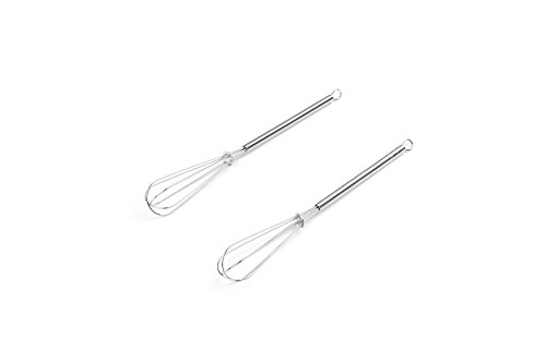 Fox Run 5803 Chrome Mini Whisk, 7.25 x 1.25 x 1.25 inches, Metallic