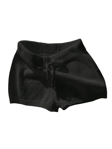 Image of MakeMeChic Women's Mini Micro Shorts Y2k Booty Shorts Sleep Pajama Bottoms