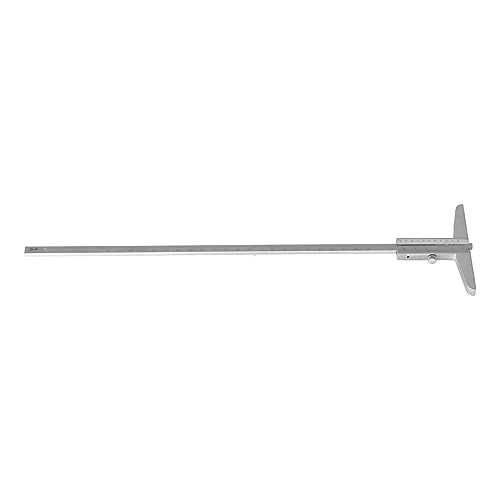 Pied à Coulisse de Profondeur Jauge de Métal 0.02mm Micromètre de Haute Précision Pied à Coulisse Outil de Mesure Pied à Coulisse de Profondeur (0-300)