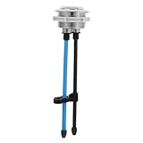 Versátil y funcional: el acabado brillante hace que este botón de inodoro sea versátil y funcional, para uso doméstico y hotelero, descarga de inodoro de doble botón, botón de inodoro