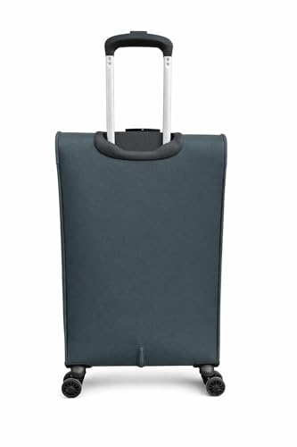 Image of VIP Aristocrat Softsided Polyster 8 Wheels Spinner Luggage with Premium Fabric,Jumbo Sizw,Spacious Interior,Expander and 3 Years International Warranty (Dark GRREN, Set of 3)