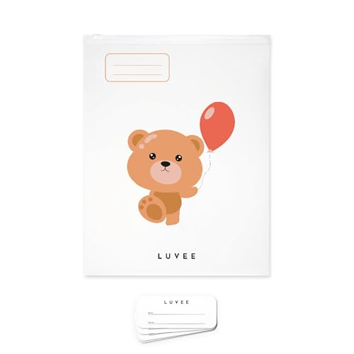 LUVEE 12 Bustine Corredino Neonato Ospedale Piccole 25x20cm con Etichette Adesive – 100% Made in Italy – Sacchetti...