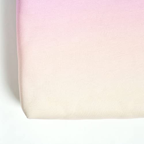 Hello Spud Ombre Organic Cotton Fitted Crib Sheet, 52"X 28" X 9", Multi #TOP1