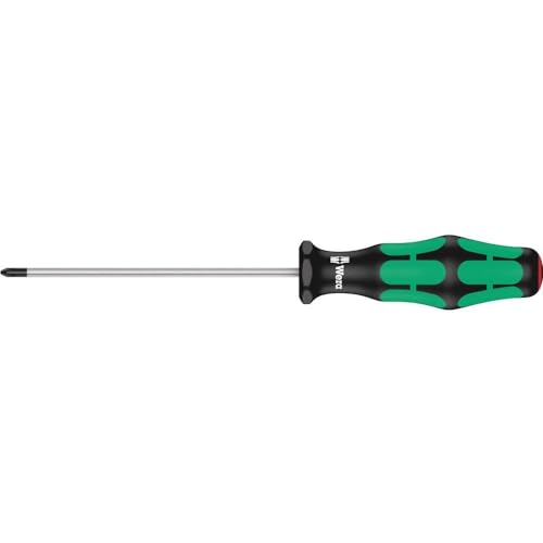 Wera 350 PH0 x 4in Kraftform Plus Phillips screwdriver, PH0 x 4 in.