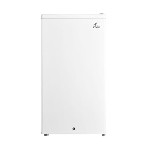 evvoli Mini Fridge, 90 Liters, Mechanical control, Recessed handle, Adjustable legs, Defrost type, EVRFM-90LW