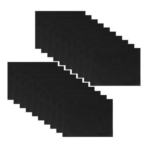 Alfombrillas para coche fáciles de limpiar protectores de suelo tela no tejida negra