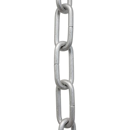 Image of RCH Hardware CH-ST59-U58-SC Steel Chandelier Chain 3 Gauge, Satin Chrome (1 Foot)