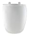 Eljer Emblem Round Solid Plastic Toilet Seat Finish: White