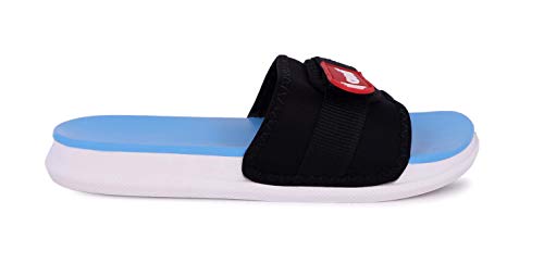 Image of AADI Men's Synthetic Leather Daily Use Casual Sliders /Flip Flop & Slippers