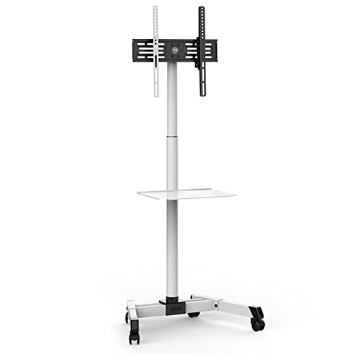 Soporte móvil para TV 23-60 pulg ajustable blanco miniatura 1