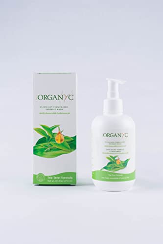 Organyc - Feminine Intimate Wash For Sensitive Skin - Free From Chlorine, Parabens, Slssles, And Synthetic Perfumes - 8.5 Fl Oz With Chamomile +Tea-Tree + Lavender #TOP5