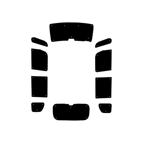 車用サンシェード1台分 フロントサイドリアセット ホンダ用 NBOX N-BOX カスタム Custom JF3 JF4 SENSING専用 日よけ 車中泊 アウトドア プライバシー n-box カーシェード 日除け 目隠しパーツ 専用 フルセット