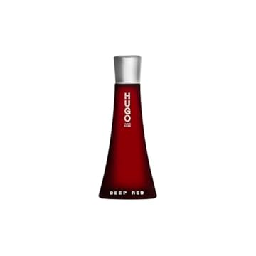 Hugo Deep Red por Hugo Boss Eau De Parfum Spray de 3 oz por Mulheres